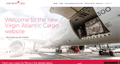 Desktop Screenshot of cargo.virgin-atlantic.com