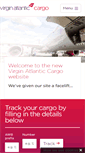 Mobile Screenshot of cargo.virgin-atlantic.com